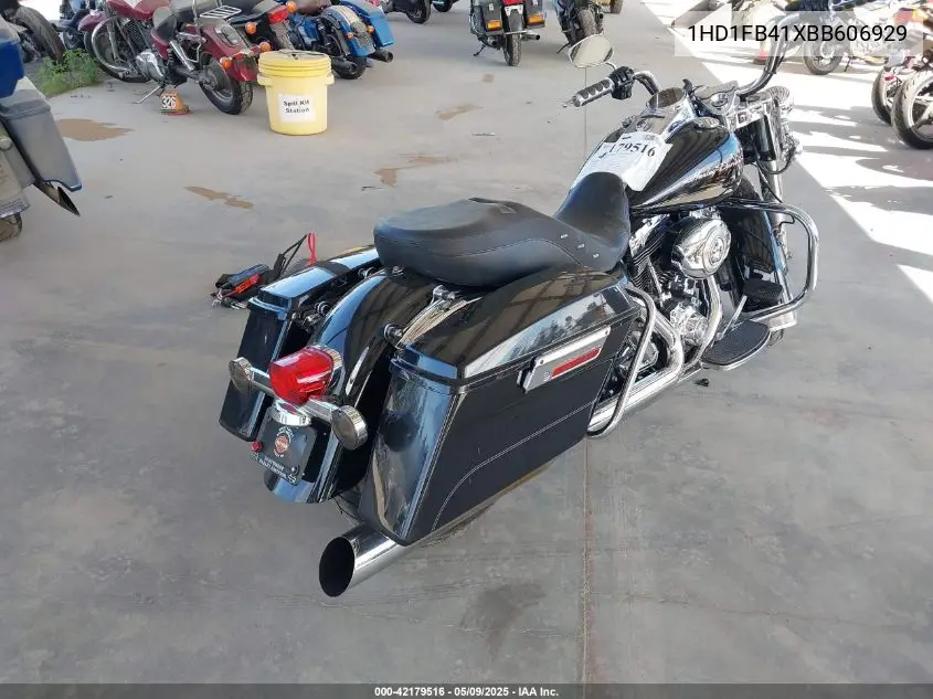 2011 Harley-Davidson Flhr VIN: 1HD1FB41XBB606929 Lot: 42179516