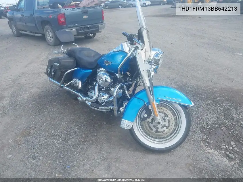 2011 Harley-Davidson Flhrc VIN: 1HD1FRM13BB642213 Lot: 42209842