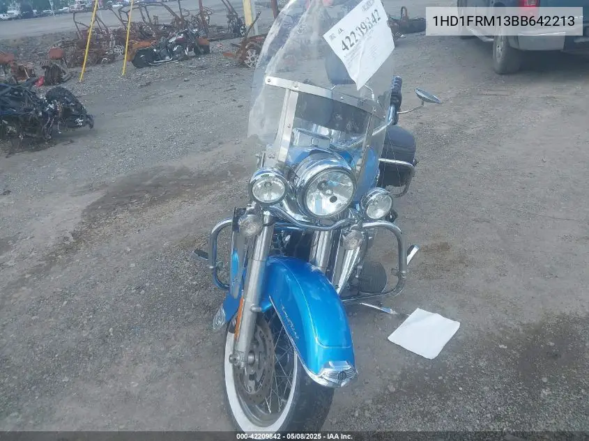 2011 Harley-Davidson Flhrc VIN: 1HD1FRM13BB642213 Lot: 42209842