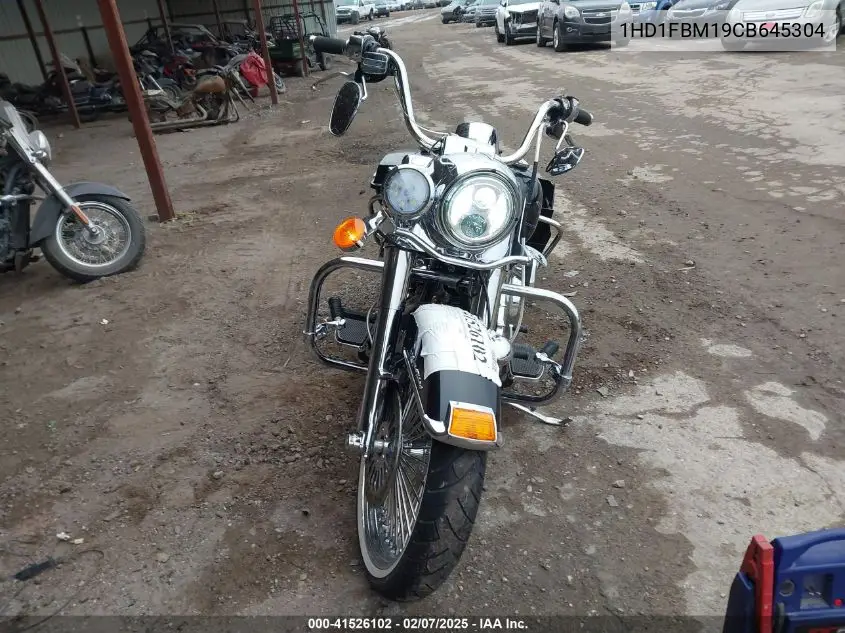 2012 Harley-Davidson Flhr Road King VIN: 1HD1FBM19CB645304 Lot: 41526102