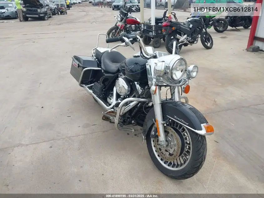 2012 Harley-Davidson Flhr Road King VIN: 1HD1FBM1XCB612814 Lot: 41898195