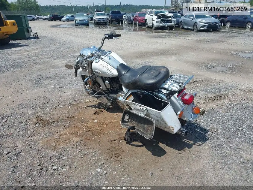 2012 Harley-Davidson Flhrc Road King Classic VIN: 1HD1FRM16CB653269 Lot: 42477634