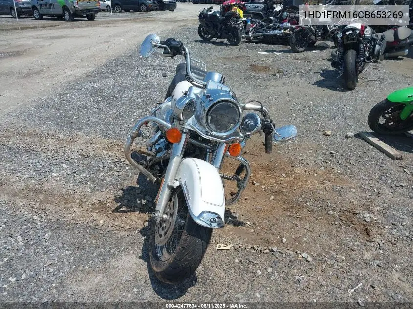 2012 Harley-Davidson Flhrc Road King Classic VIN: 1HD1FRM16CB653269 Lot: 42477634