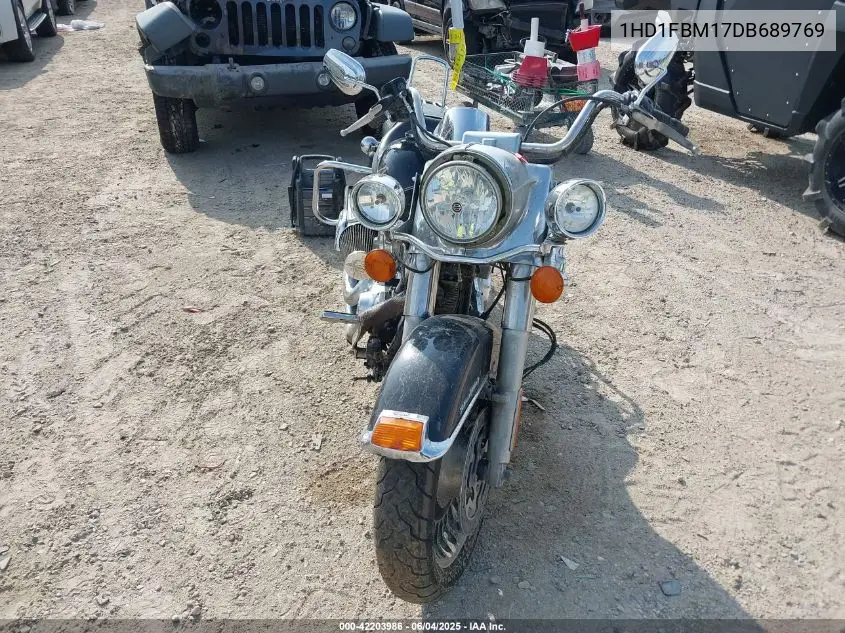 2013 Harley-Davidson Flhr Road King VIN: 1HD1FBM17DB689769 Lot: 42203986
