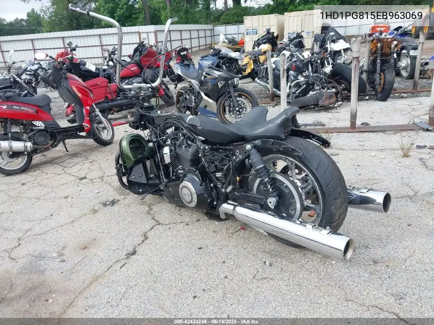 2014 Harley-Davidson Flhrse4 Cvo VIN: 1HD1PG815EB963069 Lot: 42424246