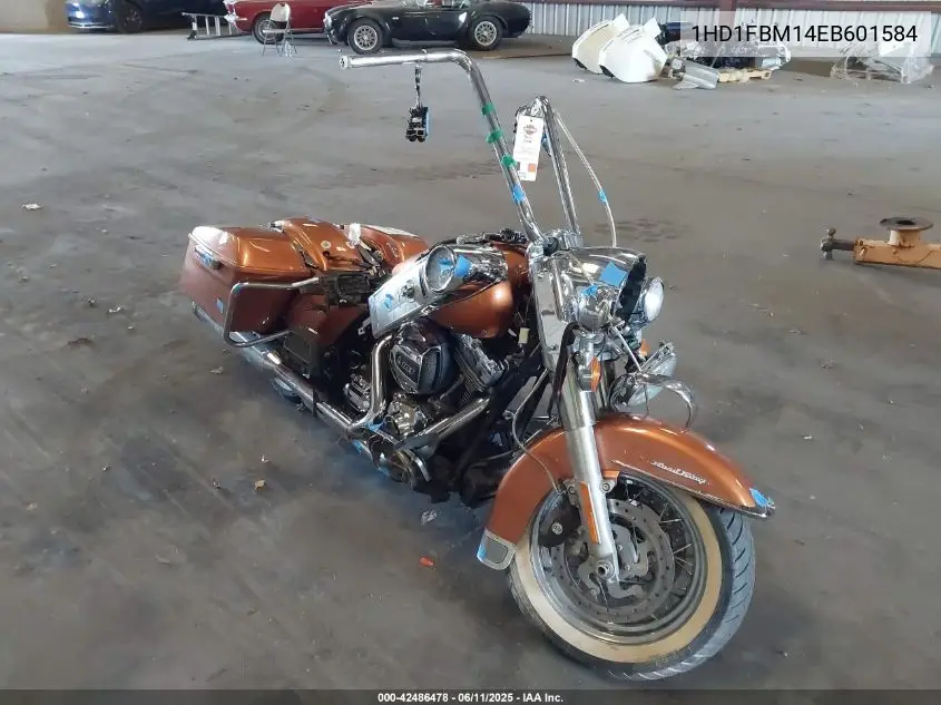 2014 Harley-Davidson Flhr Road King VIN: 1HD1FBM14EB601584 Lot: 42486478