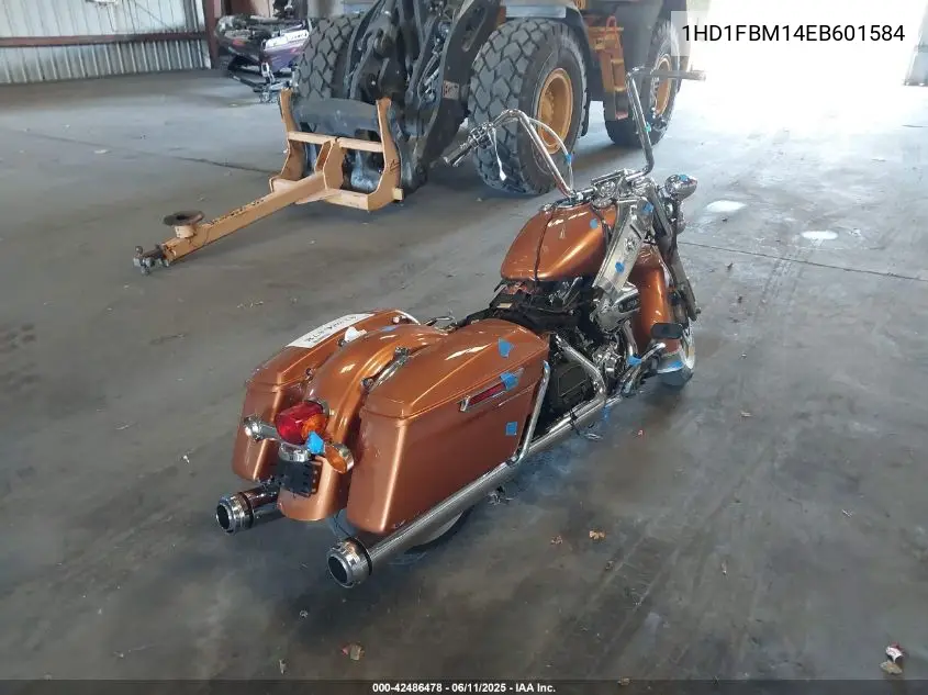 2014 Harley-Davidson Flhr Road King VIN: 1HD1FBM14EB601584 Lot: 42486478