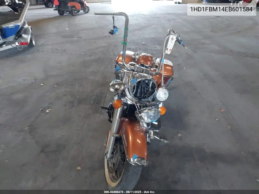 2014 Harley-Davidson Flhr Road King VIN: 1HD1FBM14EB601584 Lot: 42486478
