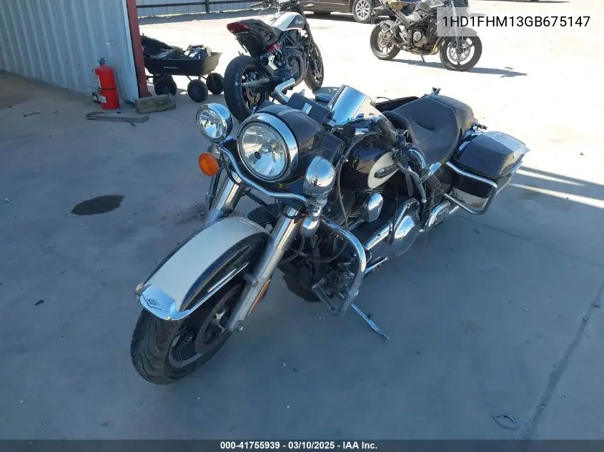 2016 Harley-Davidson Flhp Police Road King VIN: 1HD1FHM13GB675147 Lot: 41755939