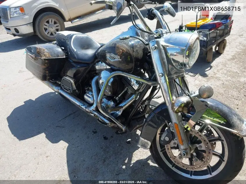 2016 Harley-Davidson Flhr Road King VIN: 1HD1FBM1XGB658715 Lot: 41908393