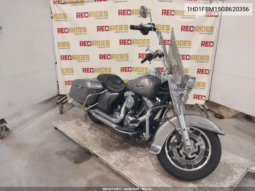 2016 Harley-Davidson Flhr Road King VIN: 1HD1FBM15GB620356 Lot: 42133617