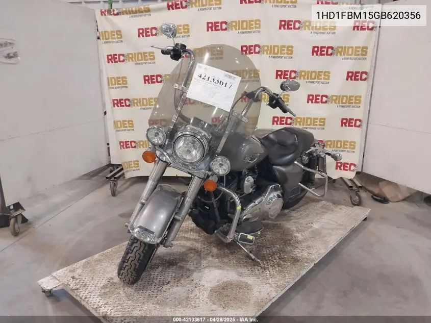 2016 Harley-Davidson Flhr Road King VIN: 1HD1FBM15GB620356 Lot: 42133617