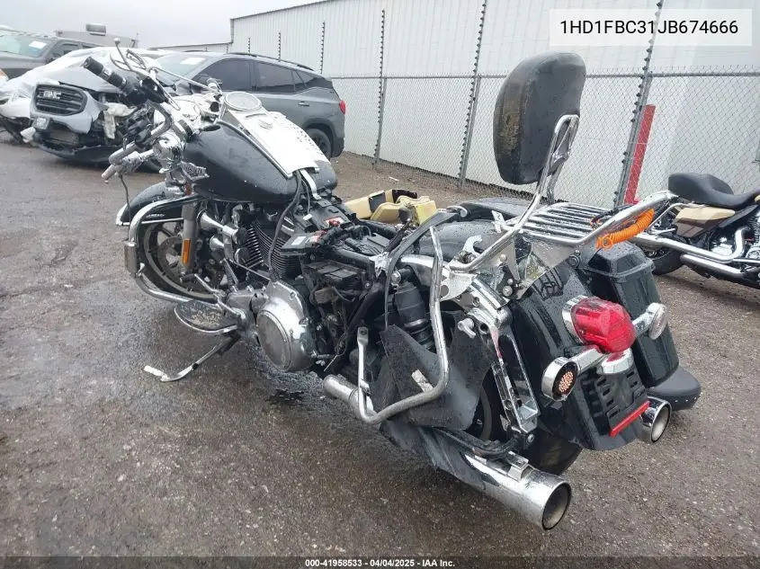 2018 Harley-Davidson Flhr Road King VIN: 1HD1FBC31JB674666 Lot: 41958533
