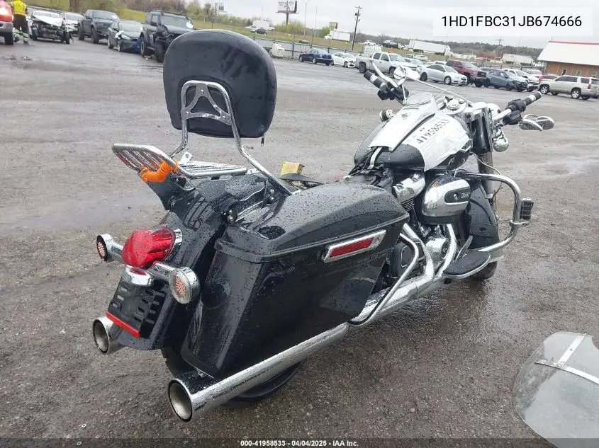 2018 Harley-Davidson Flhr Road King VIN: 1HD1FBC31JB674666 Lot: 41958533