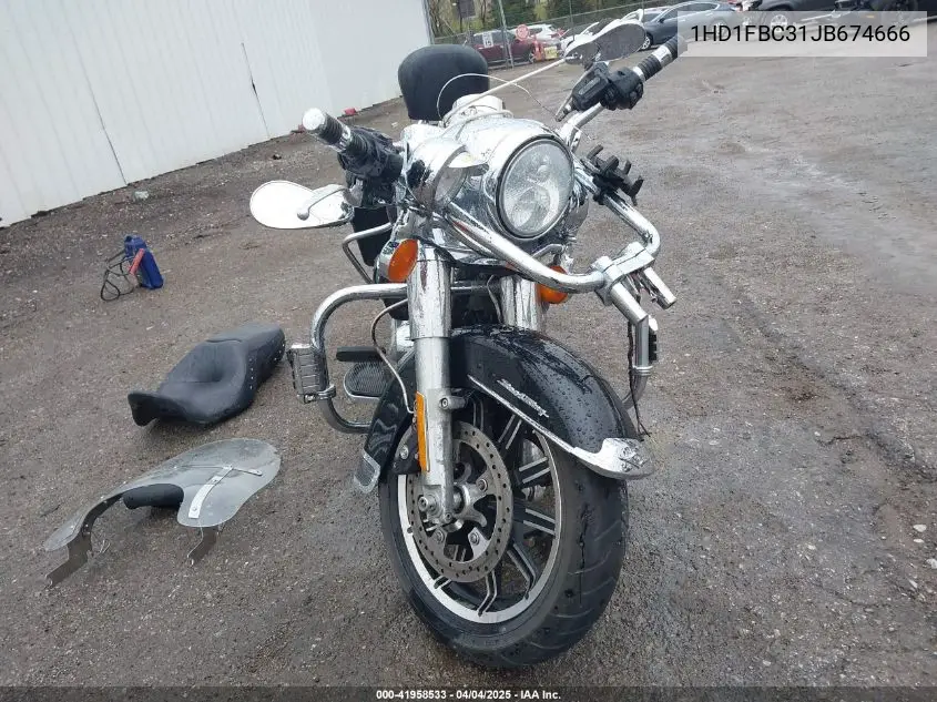 2018 Harley-Davidson Flhr Road King VIN: 1HD1FBC31JB674666 Lot: 41958533