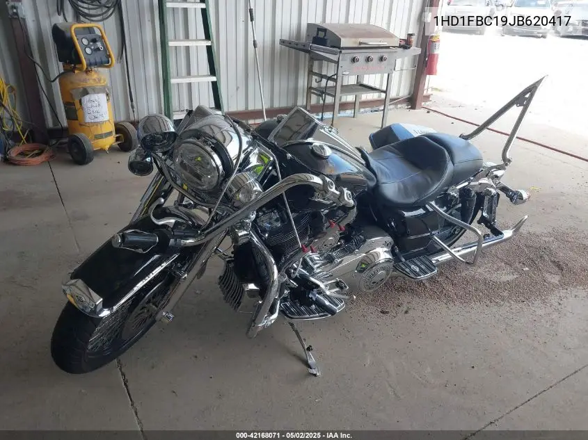 2018 Harley-Davidson Flhr Road King VIN: 1HD1FBC19JB620417 Lot: 42168071