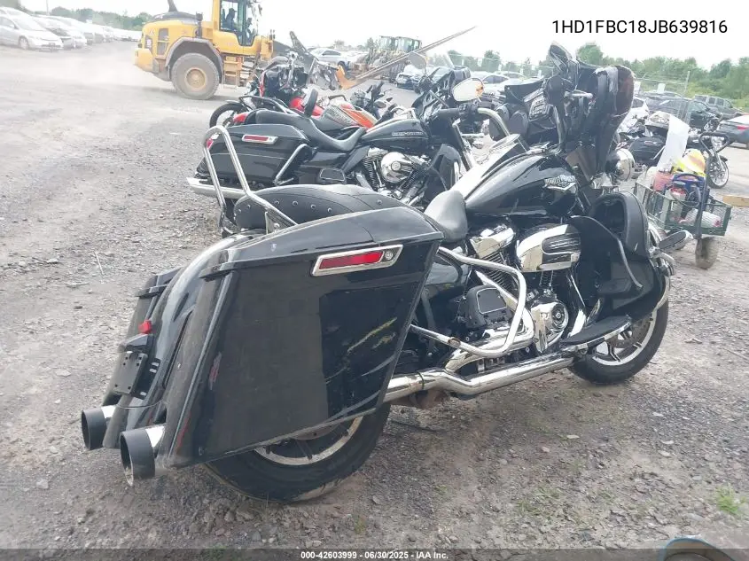 2018 Harley-Davidson Flhr Road King VIN: 1HD1FBC18JB639816 Lot: 42603999