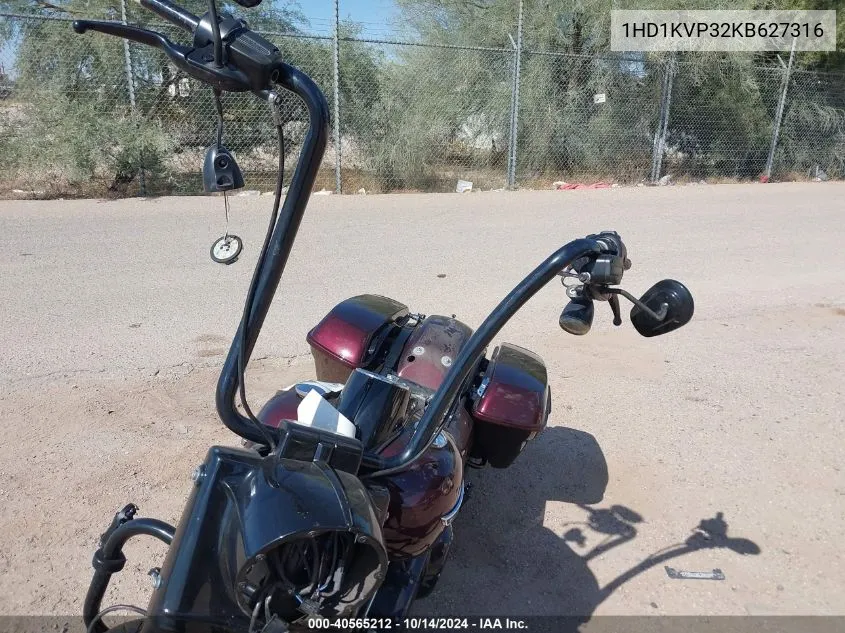 2019 Harley-Davidson Flhrxs VIN: 1HD1KVP32KB627316 Lot: 40565212