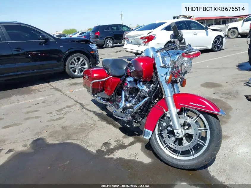 2019 Harley-Davidson Flhr VIN: 1HD1FBC1XKB676514 Lot: 41973161