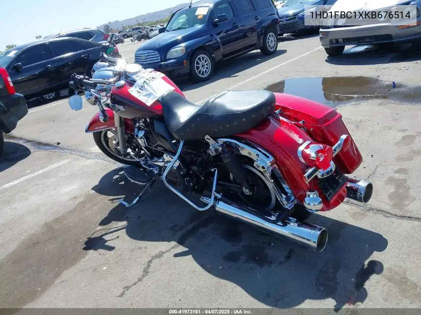2019 Harley-Davidson Flhr VIN: 1HD1FBC1XKB676514 Lot: 41973161