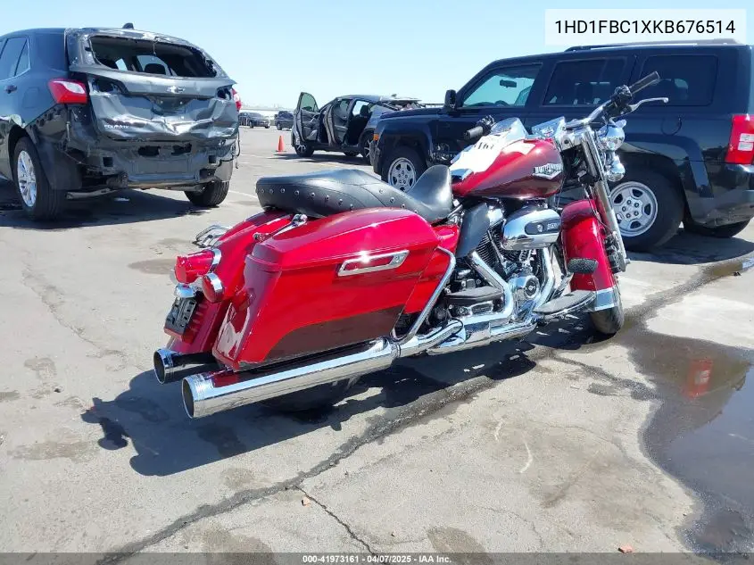 2019 Harley-Davidson Flhr VIN: 1HD1FBC1XKB676514 Lot: 41973161