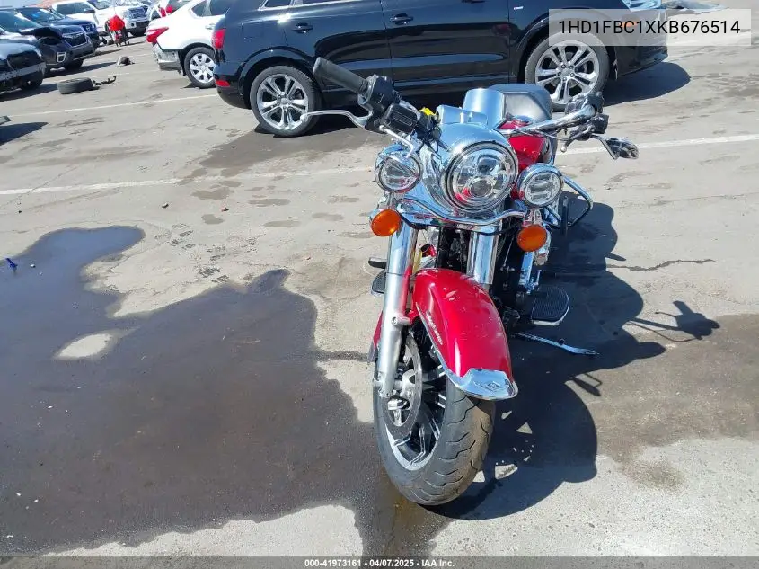 2019 Harley-Davidson Flhr VIN: 1HD1FBC1XKB676514 Lot: 41973161
