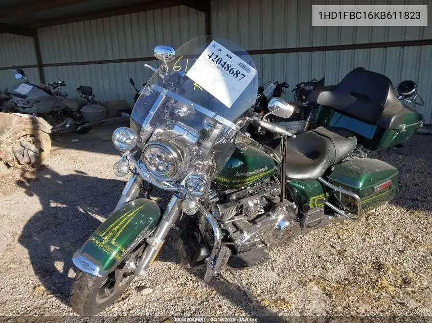 2019 Harley-Davidson Flhr VIN: 1HD1FBC16KB611823 Lot: 42048687