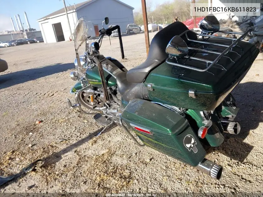 2019 Harley-Davidson Flhr VIN: 1HD1FBC16KB611823 Lot: 42048687