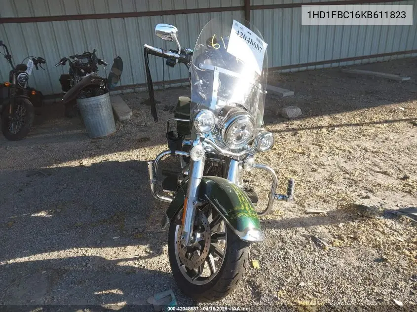 2019 Harley-Davidson Flhr VIN: 1HD1FBC16KB611823 Lot: 42048687