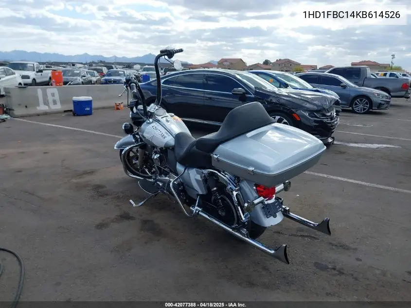 2019 Harley-Davidson Flhr VIN: 1HD1FBC14KB614526 Lot: 42077388