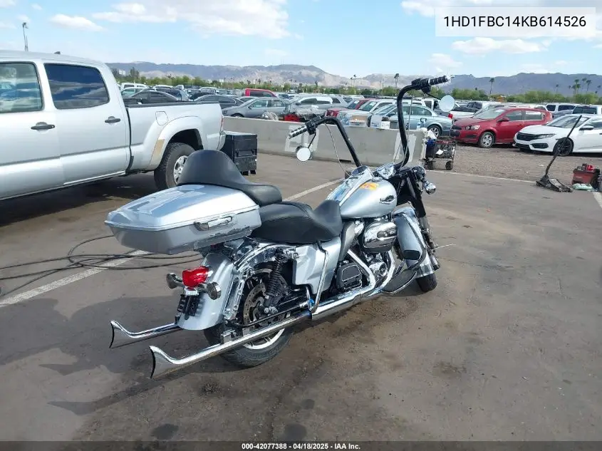 2019 Harley-Davidson Flhr VIN: 1HD1FBC14KB614526 Lot: 42077388