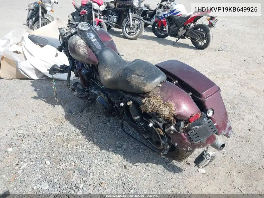 2019 Harley-Davidson Flhrxs VIN: 1HD1KVP19KB649926 Lot: 42332084
