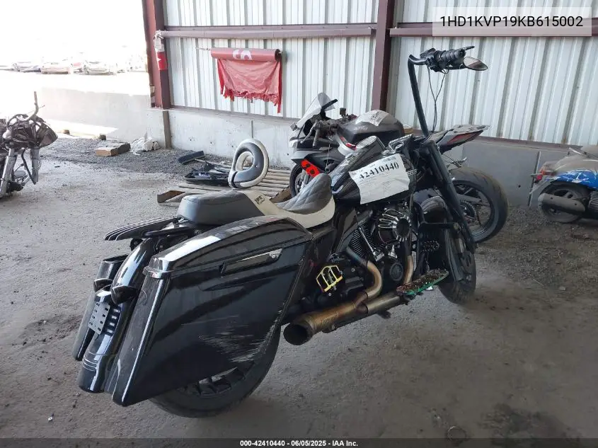 2019 Harley-Davidson Flhrxs VIN: 1HD1KVP19KB615002 Lot: 42410440