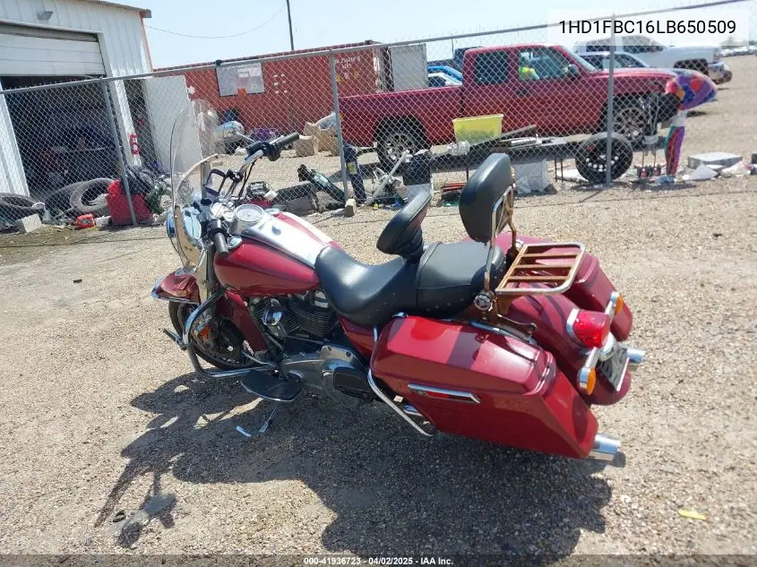 2020 Harley-Davidson Flhr VIN: 1HD1FBC16LB650509 Lot: 41936723
