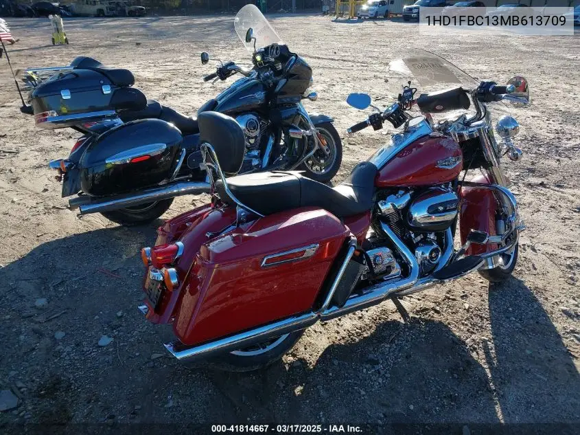 2021 Harley-Davidson Flhr VIN: 1HD1FBC13MB613709 Lot: 41814667