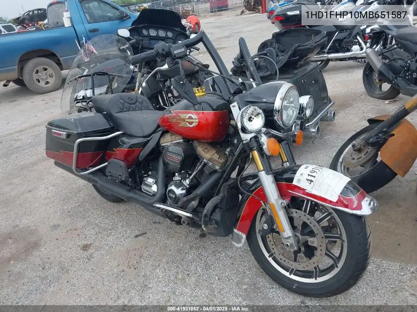 2021 Harley-Davidson Flhp VIN: 1HD1FHP10MB651587 Lot: 41931852