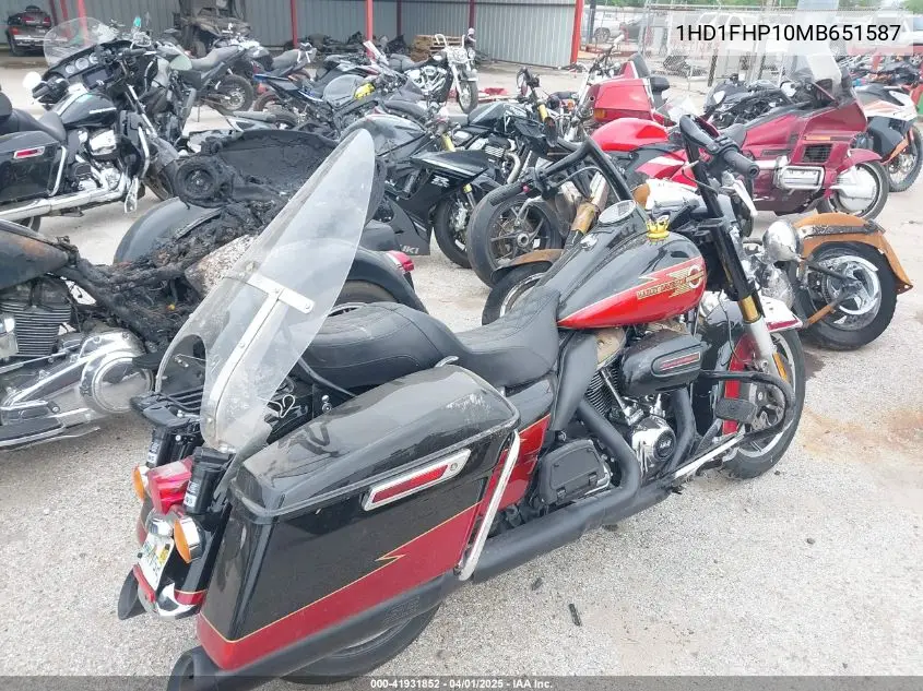 2021 Harley-Davidson Flhp VIN: 1HD1FHP10MB651587 Lot: 41931852