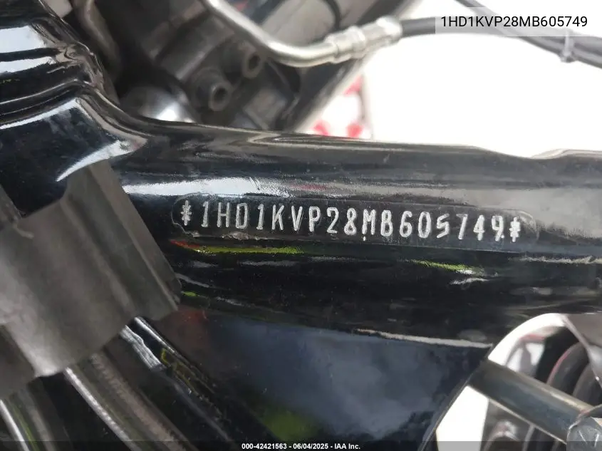 2021 Harley-Davidson Flhrxs VIN: 1HD1KVP28MB605749 Lot: 42421563