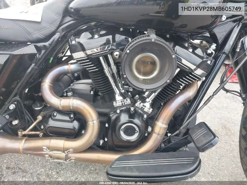 2021 Harley-Davidson Flhrxs VIN: 1HD1KVP28MB605749 Lot: 42421563