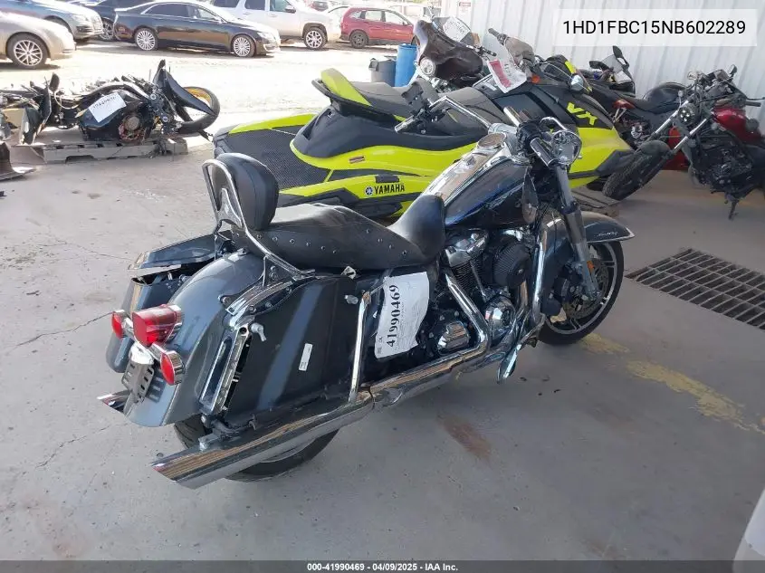 2022 Harley-Davidson Flhr VIN: 1HD1FBC15NB602289 Lot: 41990469