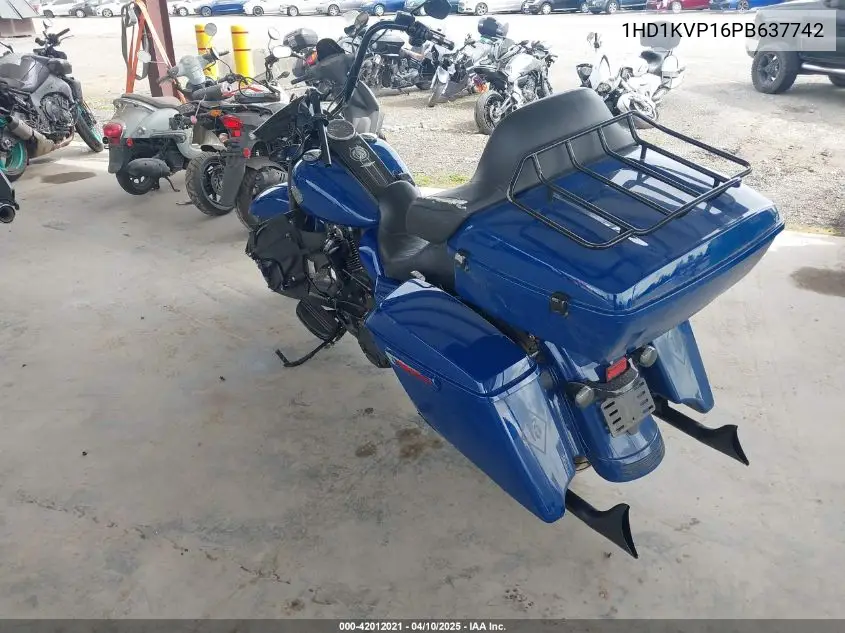 2023 Harley-Davidson Flhrxs VIN: 1HD1KVP16PB637742 Lot: 42012021