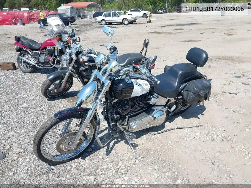 2002 Harley-Davidson Fxstdi VIN: 1HD1JBB172Y023006 Lot: 42063909