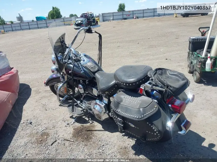 2002 Harley-Davidson Flstc VIN: 1HD1BJY102Y040857 Lot: 42516469