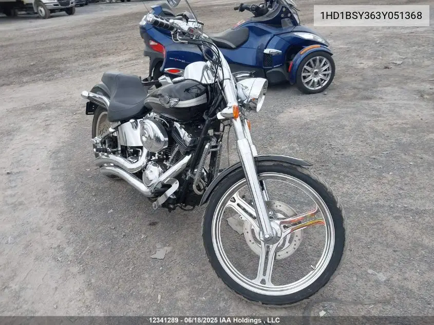 1hd1bsy363y051368 1HD1BSY363Y051368 2003 Harley-Davidson Fxstd