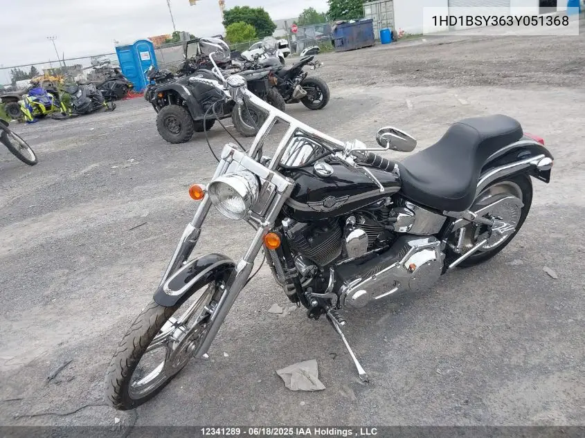 1hd1bsy363y051368 1HD1BSY363Y051368 2003 Harley-Davidson Fxstd