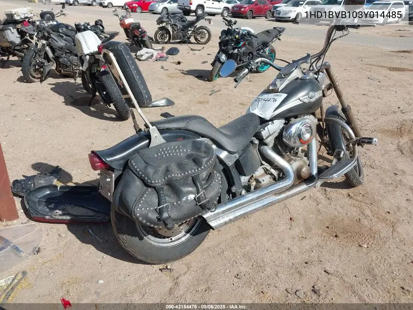 2003 Harley-Davidson Fxsti VIN: 1HD1BVB103Y014485 Lot: 42154476