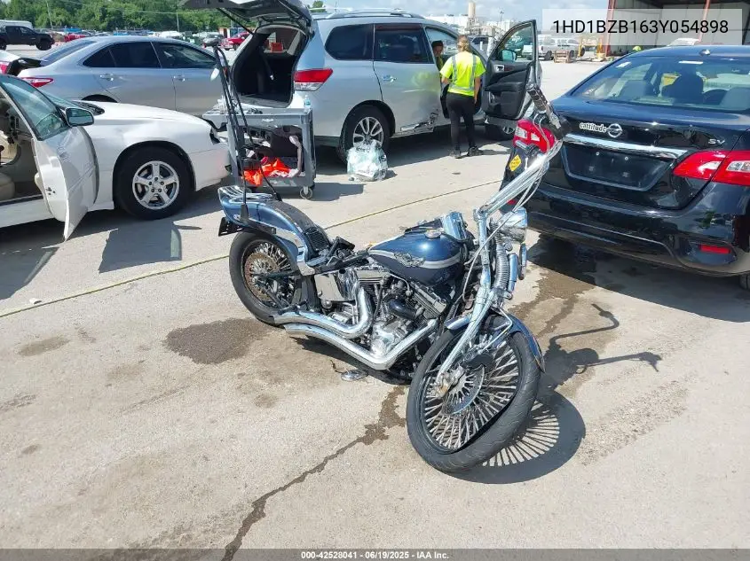2003 Harley-Davidson Fxstsi VIN: 1HD1BZB163Y054898 Lot: 42528041