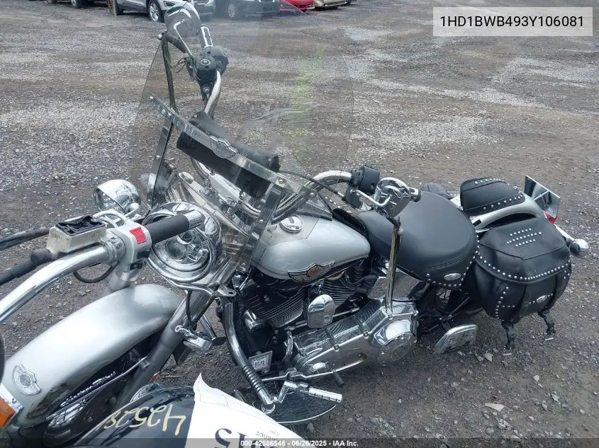 2003 Harley-Davidson Flstci Anniversary VIN: 1HD1BWB493Y106081 Lot: 42586546
