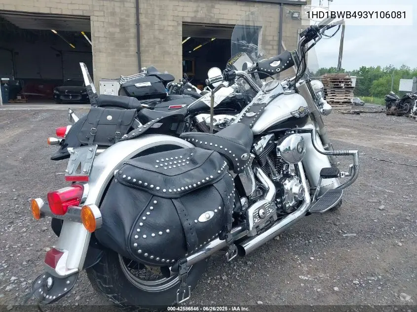 2003 Harley-Davidson Flstci Anniversary VIN: 1HD1BWB493Y106081 Lot: 42586546