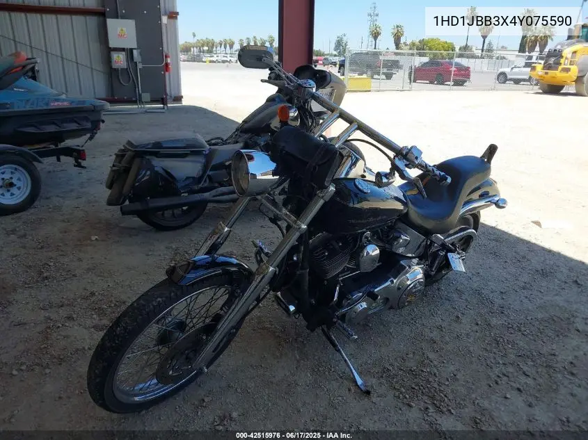 2004 Harley-Davidson Fxstdi VIN: 1HD1JBB3X4Y075590 Lot: 42515976